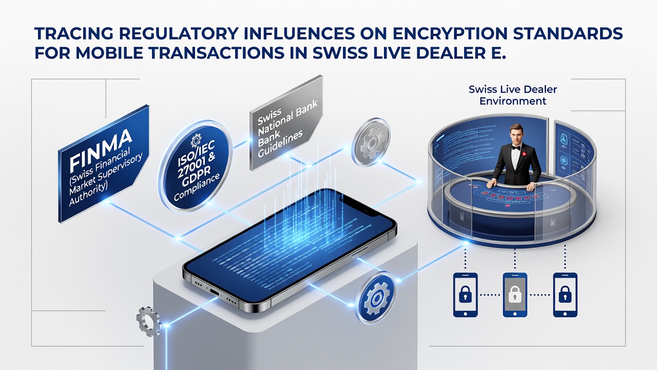 Technical encryption protocols applied to mobile live dealer transactions under Swiss oversight
